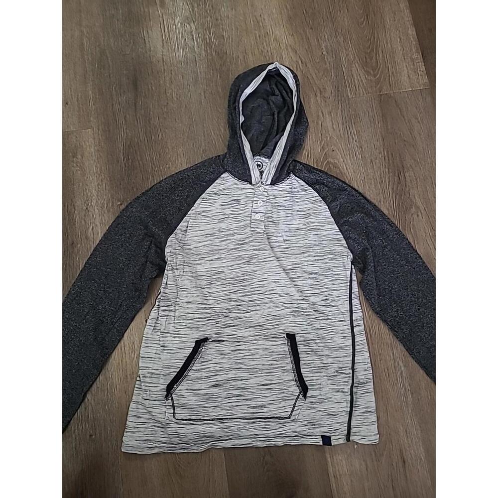 Monument Youth Large 14/16 Heather Gray Sweatshirt Hoodie Pullover